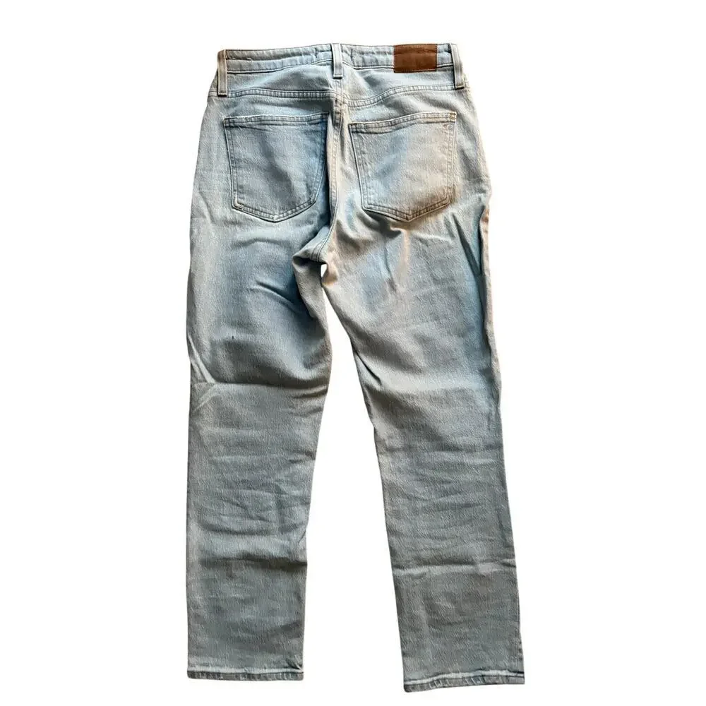 Madewell Perfect Vintage Jeans Women’s 27 High Rise Straight Light Wash